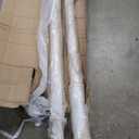 Otoolling 8 ft Adjustable Volleyball Poles Outdoor Badminton and Volleyball Post Iron Round Sport Telescopic Posts Replacement for Badminton Net, Ground Sleeves Included (Posts Only)