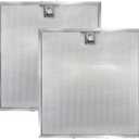 WA0575 Range Hood Filters 13.5" x 14.4" x 0.35" - 2 Pack Replacement Grease Filters for Kitchen Ventilation by oneket
