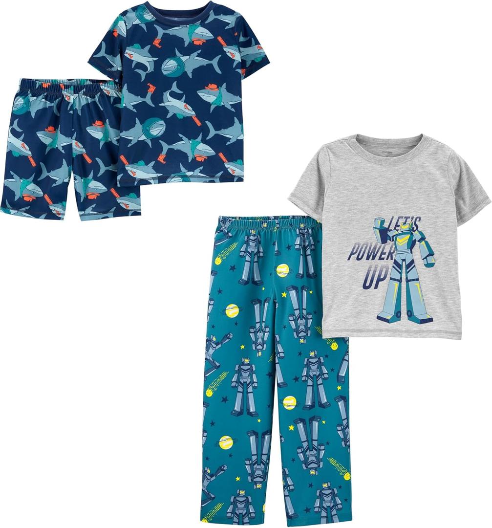Simple Joys by Carter's boys 4-piece Polyester Pajama Set (6)