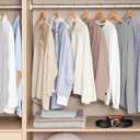 StorageWorks Clothes Hangers, Wooden Hangers 20 Pack for Closet, Wood Hangers for Coats, Shirts, Jackets, Pants, Suits, Natural Wood Color