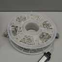 weillsnow 164 FT 500 LED Christmas Lights Outdoor, Waterproof Christmas Fairy Lights with Timer, Plug in Blue White LED String Lights with 8 Modes for Bedroom Wedding Party Xmas Decoration