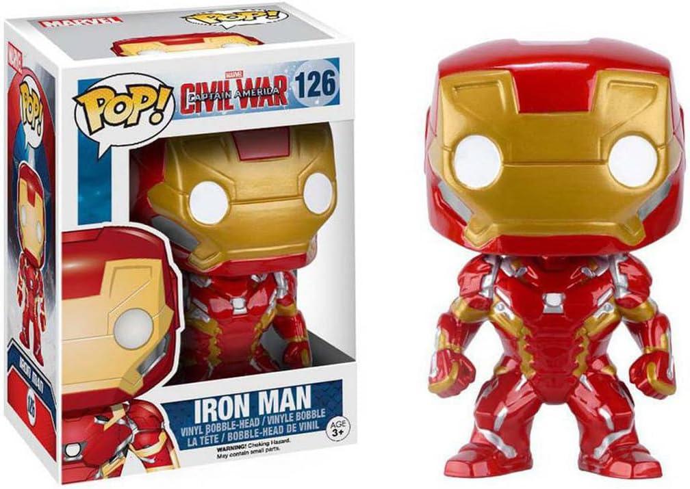 Funko POP Marvel: Captain America 3: Civil War Action Figure - Iron Man, Multi-Colored, Standard (7224)
