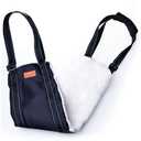 LOOBANI Portable Dog Sling for Back Legs, Hip Support Harness to Help Lift Rear for Canine Aid Old K9 Cruciate Ligament Rehabilitation, L