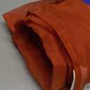 MIULEE Solid Color Sheer Curtains 96 Inches Long 2 Panels Set - Fall Terracotta Rust Lightweight Grommet Light Filtering Window Voile Drapes/Treatment for Bedroom Living Room W42 x L96, Burnt Orange