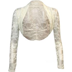 Womens Crop Cardigan Lace Shrug Bell Sleeve Tie Front Top Sexy Sheer Bolero Going Out Outfits, Size XL