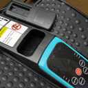 VIVURN-018 Under Desk Elliptical 12 Speed 5 Modes Mini Motorized Leg Exerciser While Sitting for Seniors As Seen on TV with Non-Slip Mat Quiet & Portable Electric Pedal Exerciser for Home and Office (Blue)