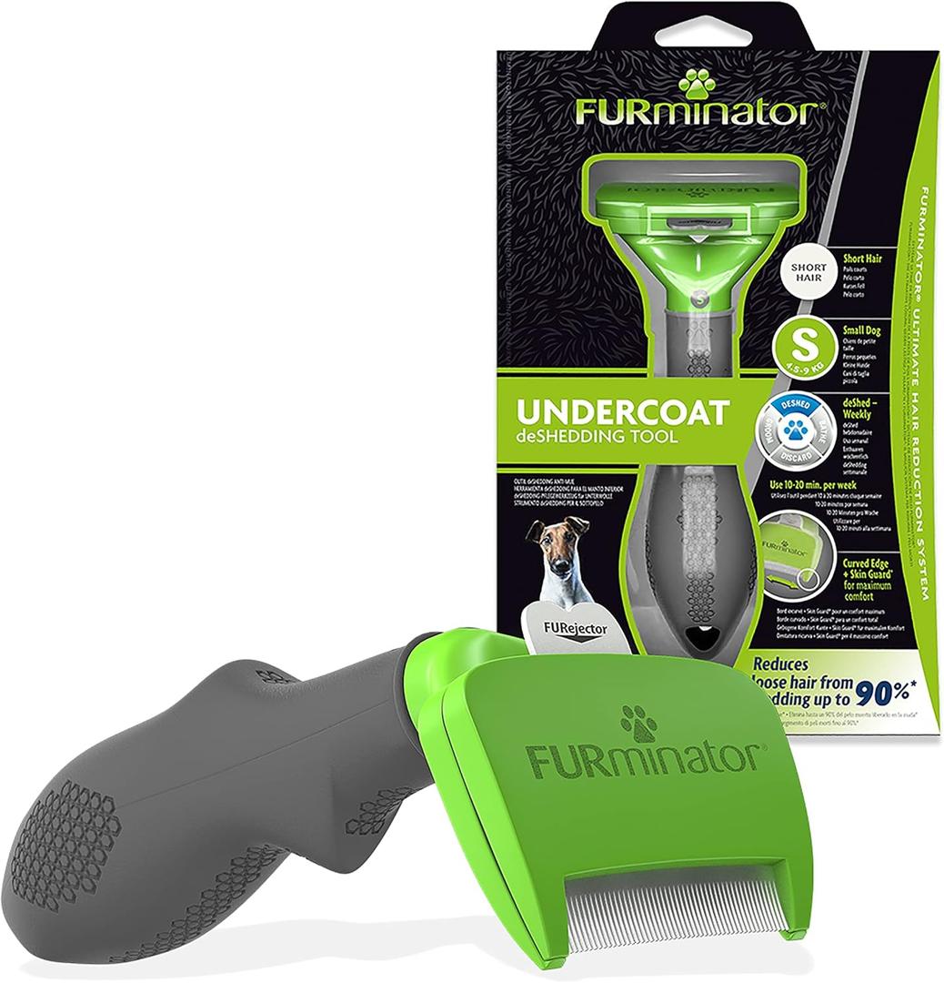 FURminator Undercoat deShedding Tool for Small Short Hair Dogs 4.5-9 kg 2.0