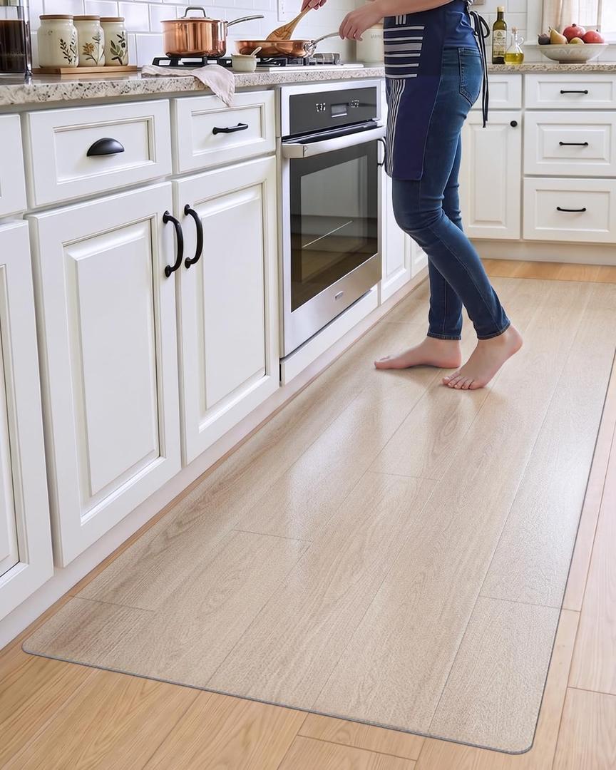 DEXI Kitchen Plastic Carpet Runner Ultra Thin, Vinyl Clear Floor Mat 24x72, 72"L x 24"W x 0.1"Th