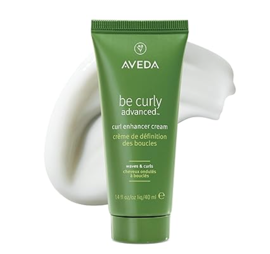 Aveda Be Curly Advanced Curl Enhancer Hair Cream | Defines Curly and Wavy Hair | Hydrates, Reduces Frizz, Adds Shine | Air Dry or Blow Dry | Silicone Free | 98% Naturally Derived*, 6.7 Fl Oz