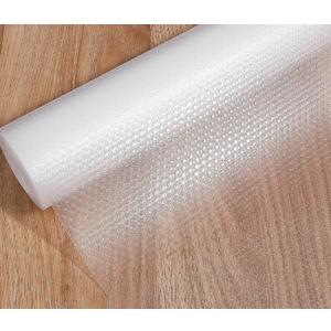 Non-Adhesive Shelf Liners for Wire Shelving, 18x197 Inch Waterproof Non-Slip Cabinet Liner, Easy to Cut, BPA-Free EVA for Clear Liner/Kitchen/Cabinet/Drawer