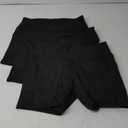 ATHVOTAR Biker Shorts Women with Pockets - 3"/5"/8" High Waisted Workout Spandex Tummy Control Gym Running Yoga Shorts 4 Pack Black XL 5Inch