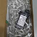 KNONEW Christmas Lights Outdoor Decorations 400 LED 33ft 8 Modes Curtain Fairy String Light with 75 Drops, Clear Wire LED String Light Decor for Wedding Party Holiday Christmas Decorations(Cool White)