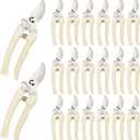 20 Pcs Garden Scissors for Plant, Tip Pruning Shears for Cutting Flowers, Trimming Plants, Bonsai and Fruits Picking (Bypass Blade Pruner)