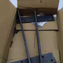 Free Hanging Countertop Support Bracket 18" Lx2.5 W 2 Pack Hidden Floating Wall Bracket 3/8" Thick Heavy Duty Shelf Bracket for Floating Bars,Bench Seats,Vanities
