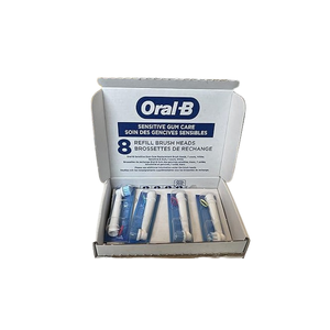Oral-B Sensitive Gum Care Electric Toothbrush Replacement Brush Heads, 8 Count (White)