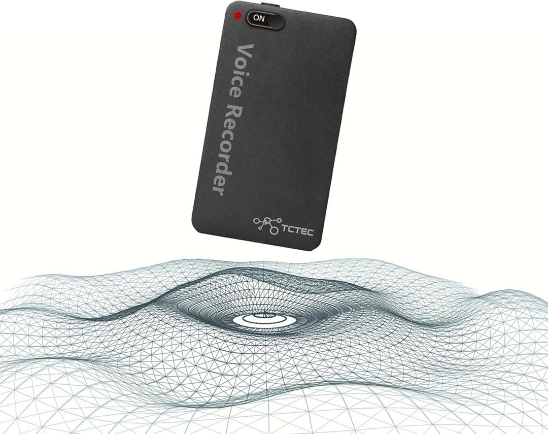 128GB TCTEC Digital Voice Recorder, Voice Activated Recorder with 1500 Hours Recording Capacity, Audio Noise Reduction, USB-C Recorder with Playback, Recording Device for Meeting, Lecture, Interview