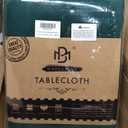 BRILLMAX 10 Pack Hunter Green Tablecloth 70x120in for 6-8ft Rectangle Table