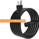 Replacement for Peloton Tread and Superfit Treadmill Power Cord, Extra Long 9.8FT 14 AWG Heavy Duty AC Power Supply Cable Universal 3 Prong