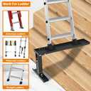 Ladder Extender Pro, Ladder Stabilizer High Strength, Ladder Leveler 20-29 Adjustable Height Range for Single and Extension Ladders, 14.4-18H x 29.85W