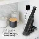 Shark WANDVAC Cordless Hand Vac, Lightweight, Versatile and Portable at 1.4 lbs., Powerful Suction for Pet Hair, Charging Dock, One-Touch Empty for Car & Home, Duster Crevice Tool, Black, WV201BK