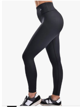 CompressionZ Women's Compression Leggings High Waisted Performance Shaping Gym, Pilates, Travel, Yoga, Workout Pants, XL