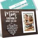 Best Mom Gifts Mothers Day Gifts for Mom from Daughter Son Kids, Moms Picture Frame Mother-in Law New Mama Gift for Women, Mother Christmas Birthday Gift for Mama Who Has Everything-4x6 Photo