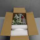 HOMCDALY Artificial Plants Tabletop Christmas Decorations, Fake Plants in Ceramic Plant Pot, Small Chritstmas Tree for Home Dcor, Dining Table Centerpiece, Christmas Decor Indoor