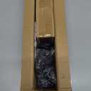 2 Pack Industrial Curtain Rods for Windows 48 to 84 Inches, Blackout Wrap Around Curtain Rod, for Indoor and Outdoor, 5/8 Inch Diameter, 35 to 75 Inches, Black