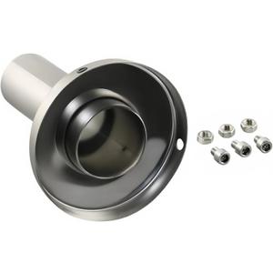 MGSTORM 4 Inch Exhaust Muffler Tip, Universal Removable Silencer for Car SUV Truck, 102mm Stainless Steel Round Exhaust Tip