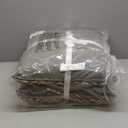 Boho Living Jada Decorative Throw, Includes Accent, Premium Woven Design, Living Room Dcor, (2) 20" x 20" Pillow Cover with Insert, Grey