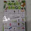 Insect Bingo Cards, Greenery Nature Bingo Cards for Adults, Bingo Games for Birthday Party Summer Outdoor Party Camping Party, 24 Players Party Activity Favor Decoration Supplies, 06