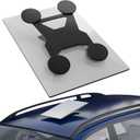 CYBERSTATION Starlink Gen 3 Magnetic Mount, 440LBS Suction Force Starlinks Standard Mount for Starlink Gen 3, Lockable 8 Windproof Tilt, Drill-Free Flat Mounts for Car/RV/Roof/Boat, Aluminum Alloy