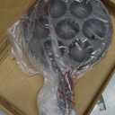 Cast Iron Takoyaki Pan, 7 Holes Nonstick Aebleskiver Pan Takoyaki Grill Pan for Home Kitchen Restaurant Hotel