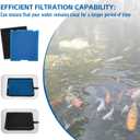2-Set Foam Flat Box Filter Pads for Tetra 19015 SF1 SPF1 26592 Submersible Pond Filter, for FK5 FK6 Filtration Fountain Kits