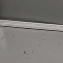 LazBlinds No Tools No Drill 1" Vinyl Mini Blinds, Cordless Blinds for Windows, Light Filtering Horizontal Window Blinds & Shades, 34" W x 72" H, White
