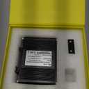 Industrial Passive 24V 5 Ports PoE Switch, 10/100/1000Mbps, Black, DIN Rail Mount, AUTO, 12-24V Input 24V Output