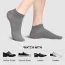 Caudblor No Show Low Cut Socks for Women Men Ankle Athletic Short Cotton Thin Classic Casual 12Pairs