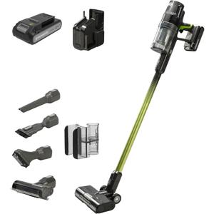 Greenworks 24V Brushless Cordless Stick Vacuum, Lightweight, Handheld, Pet, Anti-Allergen HEPA Filtration, Hard Floor, Carpet, Car, 4Ah Battery, and 30-Minute Charge Time (Green)
