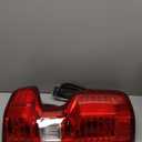 LQI Tail Light Assembly Rear Lights Tail Lamp Left Driver Side Compatible with Chevy Silverado 1500 2019-2023/Fit Silverado 2500HD 3500HD 2020-2023 for Halogen Model Only Red Lens 84554656, GM2800308