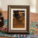 3.5x5 Vintage Picture Frames Horizontal & Vertical, Green Photo Frame Tabletop Display Bedroom Home Office Decor Resin Small Frame