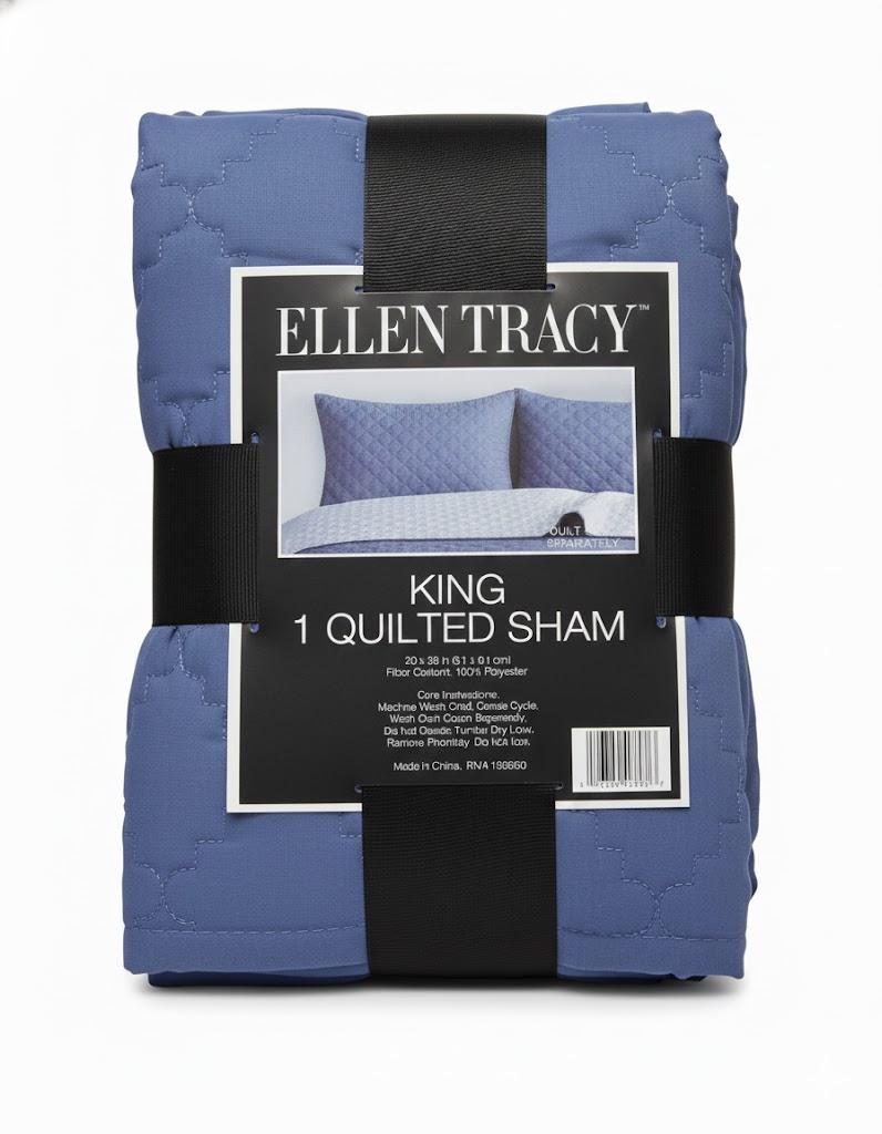 KING 1 Quilted Sham 20x36in 100% Polyester