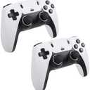 JTLB Wireless Game Console Dual Wireless Controllers Over 12000 Games Support 4K Output Retro Gaming Console Stick for TV Project Display (128G) Black/White