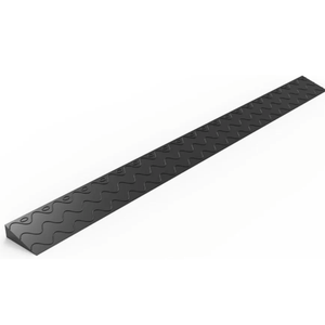 Henka 1" Rise Threshold Ramps for Doorways, Wheelchair Ramp for Home Steps, Door Threshold Ramp with Anti-Slip Surface (Color: Black, Size: 39x3.14x1in)