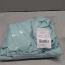 NICETOWN Aqua Blue Kitchen Blackout Short Curtain Panels for Bedroom, 2 Panels, W42 x L45 -Inch, Thermal Insulated Grommet Top Blackout Draperies and Drapes