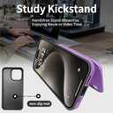 GUERNICA for iPhone 15 Pro Max Wallet Case with RFID Blocking Card Holder for Women Men, Kickstand Shockproof Phone Case for iPhone 15 Pro Max(6.7"),Light Purple