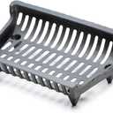 UniFlame 18 Inch Zero Clearance Cast Iron Fireplace Grate
