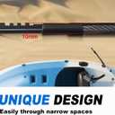 Long Cable Lock, Extra Long Straight Bike Lock (5ft to 25ft) with Resettable Combination, Kayak Locks, Unique Thin end Cable Locks Suitable Kayak, Scooter, Paddle Boards, Canoe, Jet Ski