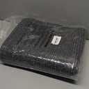 BEQHAUSE Dirt Trapper Door Mat 24" x 60", Non-Slip Washable Doormats Entrance Mat, Dirt Resistant and Absorbent Welcome Mat, Low Profile Floor Mats for Front Back Door and Entryway, Charcoal