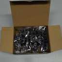 TOCESS Nylon Hair Claw Clips: Flexible & Unbreakable Safe Large Black Hair Claws for Thick/Thin Hair Women - Strong Hold 4 Pack 4.3 Inch Big Jaw Clips - Perfect Stocking Stuffers