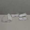 Safety Glasses Anti Fog Goggles For Women, Nurses Protective Eyewear Blue Light & UV Blocking Eye Protection Glasses (4 Pack, Black + Black Leopard + Blue + Clear)